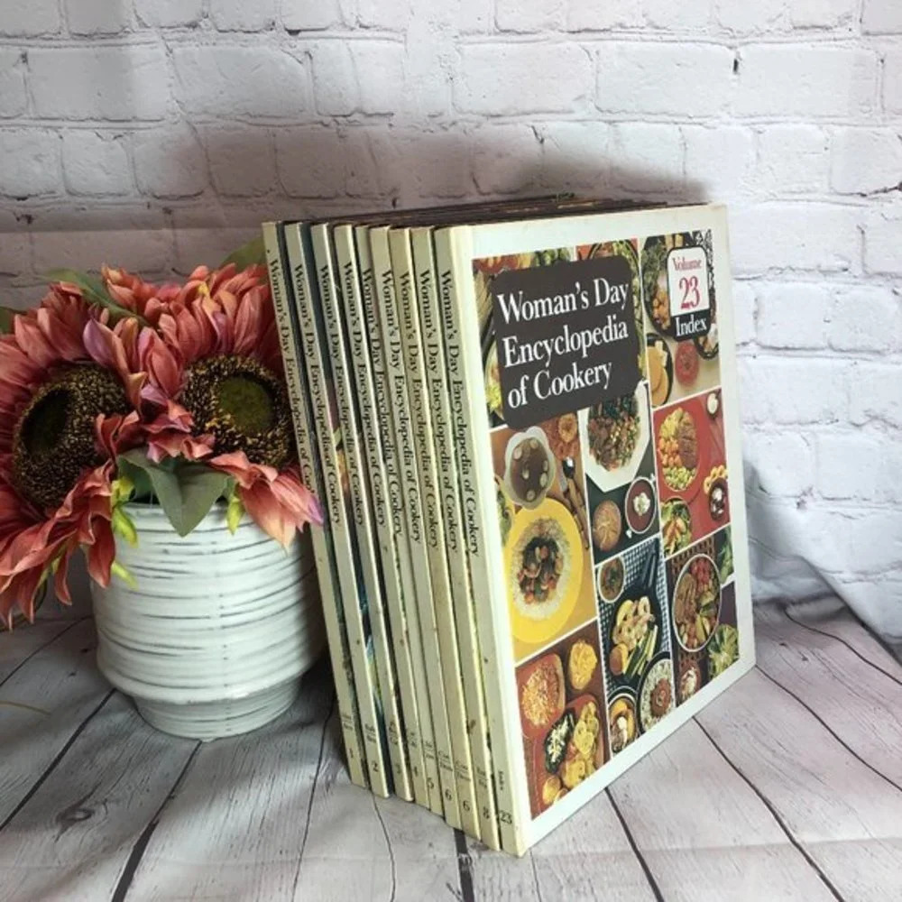 Vintage Woman's Day encyclopedia of cookery cookbook cottagecore
